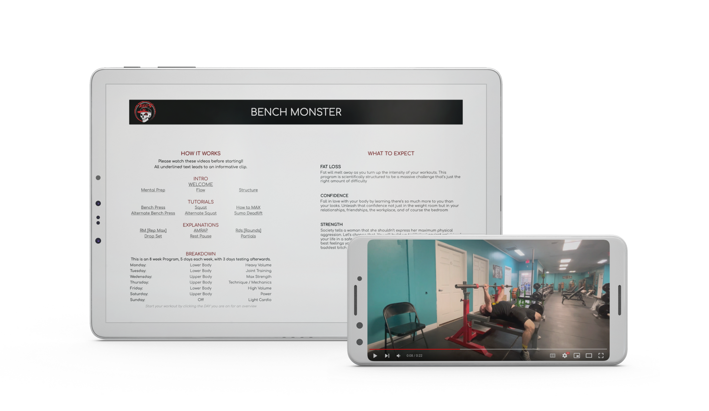 Bench Monster Intro and Video example