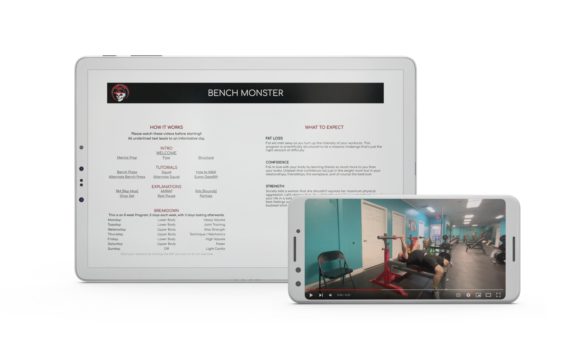 Bench Monster Intro and Video example
